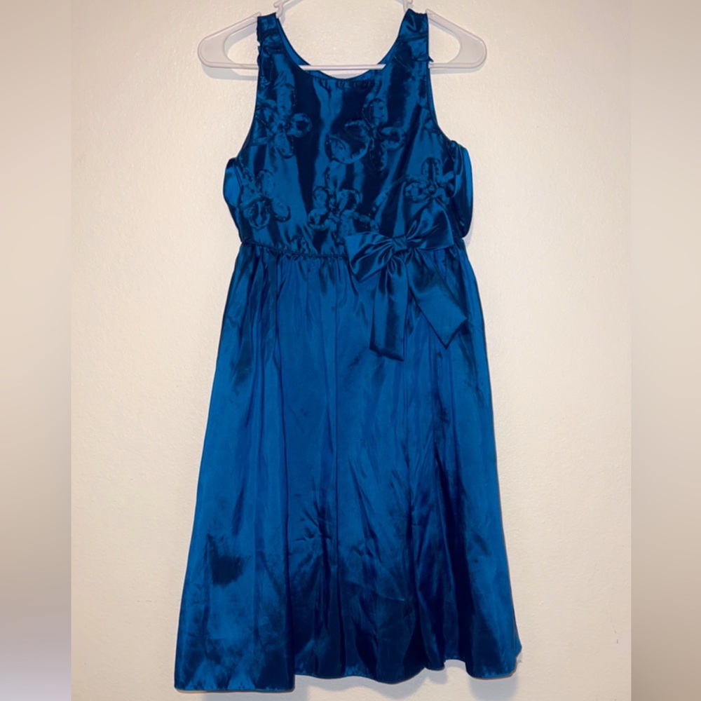 Formal Teal dress.